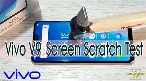 Vivo V9 Screen Scratch Proof Glass Test 